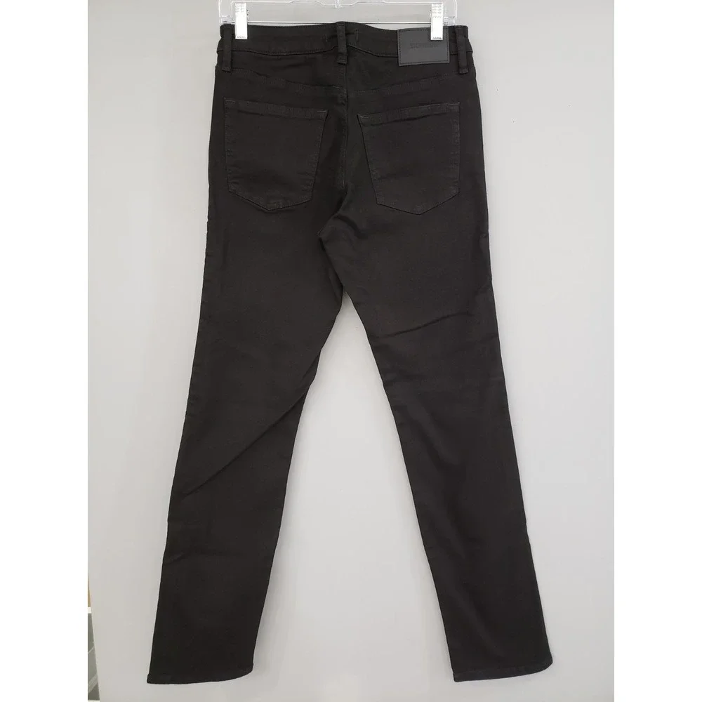 NEW 28X32 EXPRESS BLACK SLIM STRAIGHT HYPER STRETCH‎ BLACK JEANS